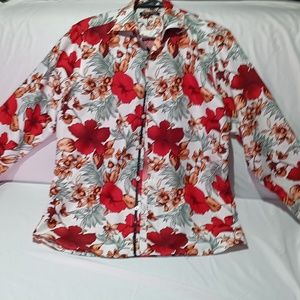 Floral design shirt